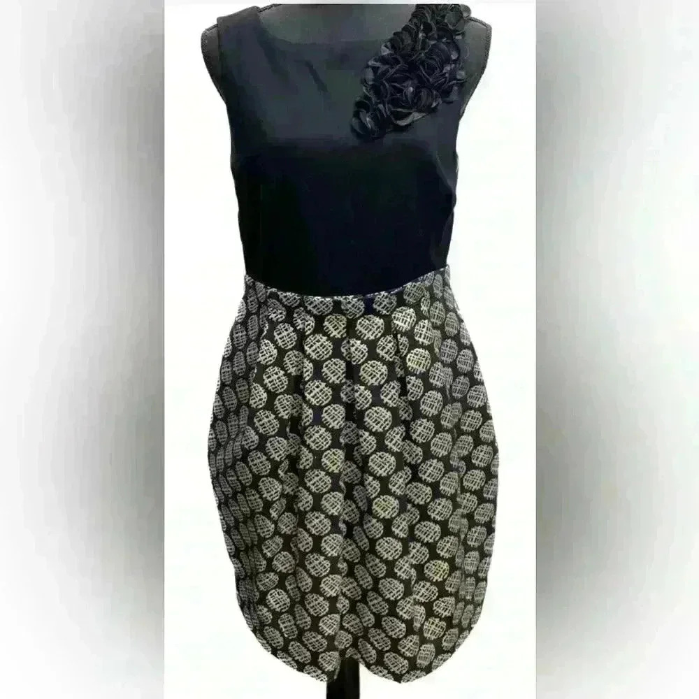 Taylor Black Gold Cocktail Dress Size 14‎ Party Event Special Occasion Dance
